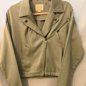 Thread & Supply Women's Khaki and Grey Jacket